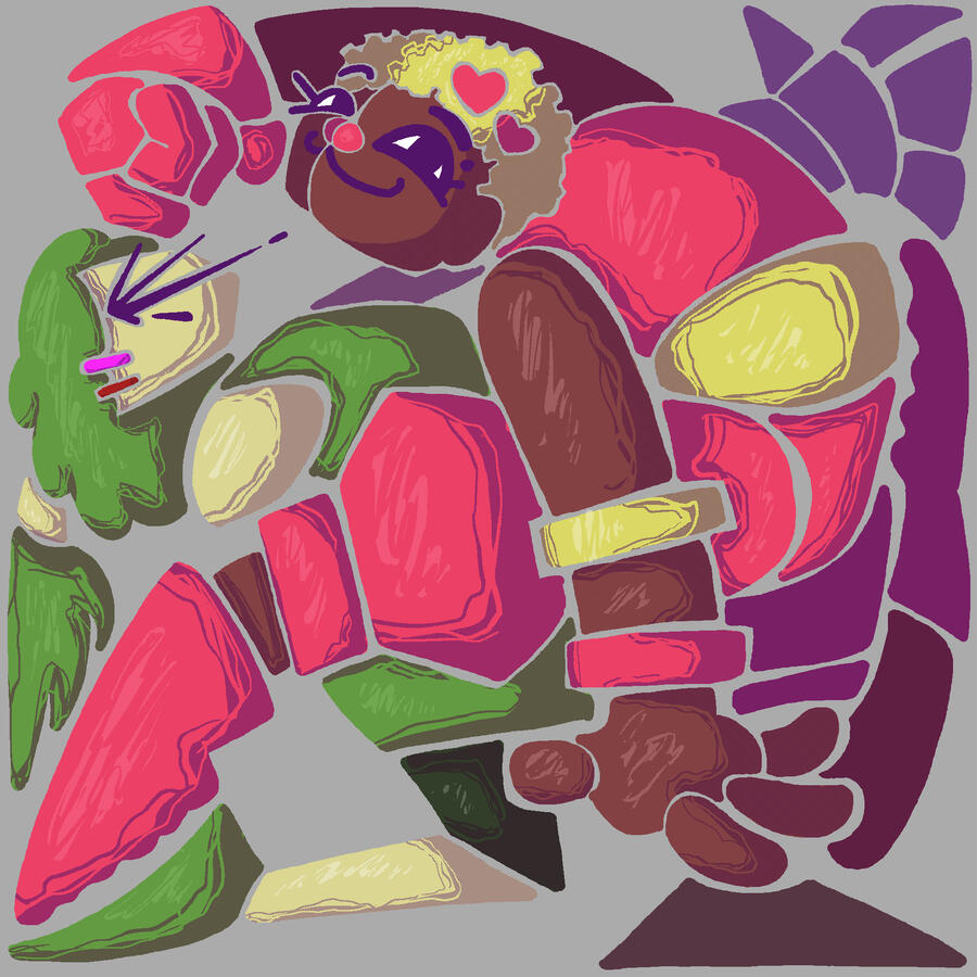 Zucchini Soda and Pitaya Macaron